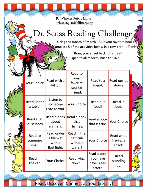 March Reading Bingo