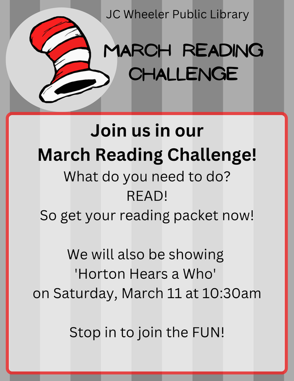March Reading Challenge