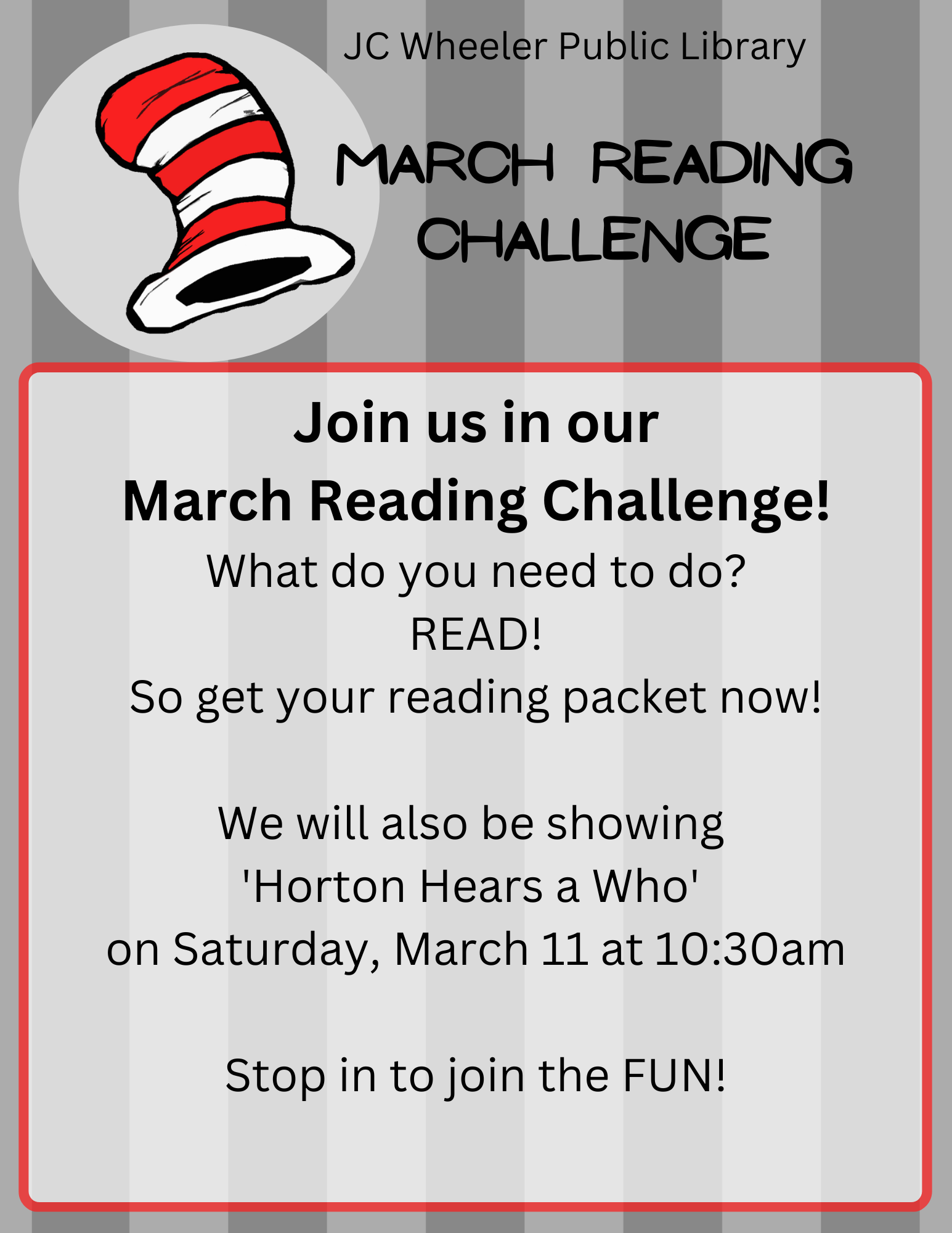 March Reading Challenge